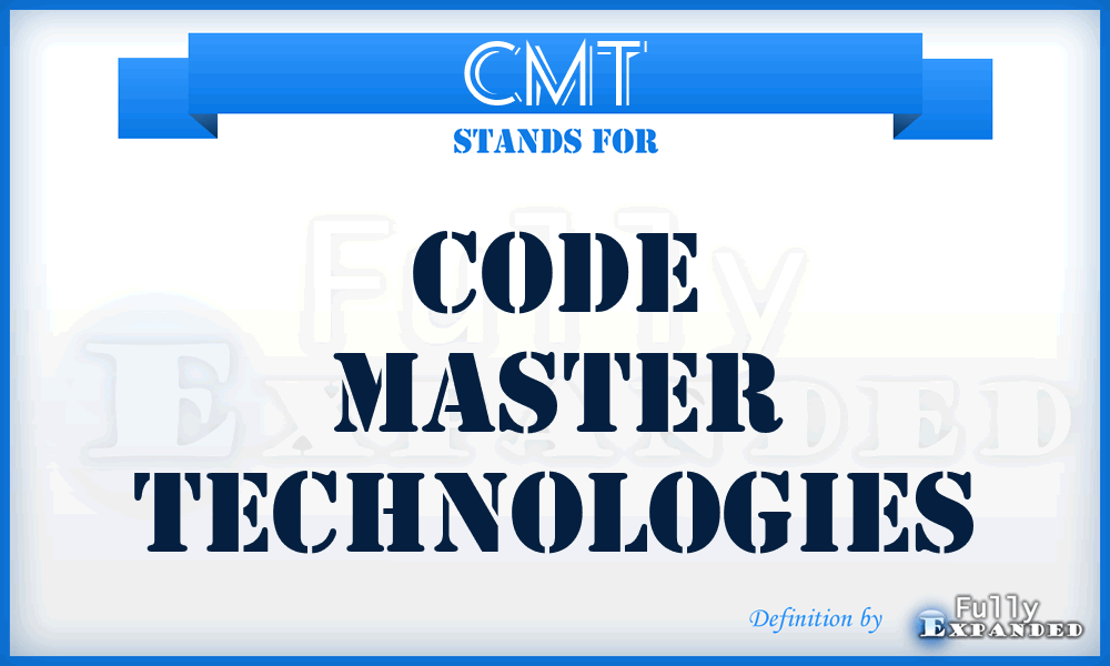 CMT - Code Master Technologies