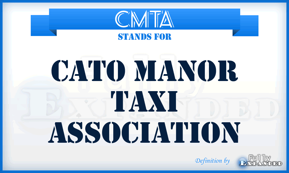 CMTA - Cato Manor Taxi Association