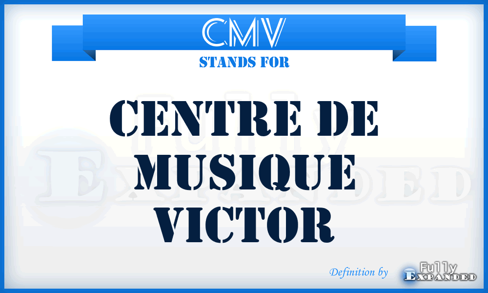 CMV - Centre de Musique Victor