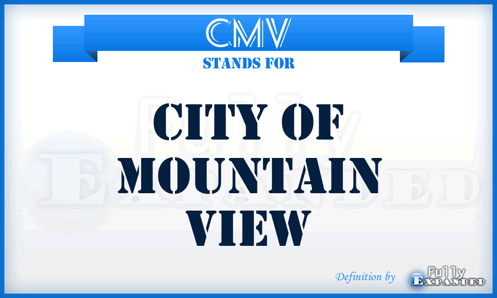 CMV - City of Mountain View