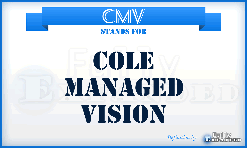 CMV - Cole Managed Vision