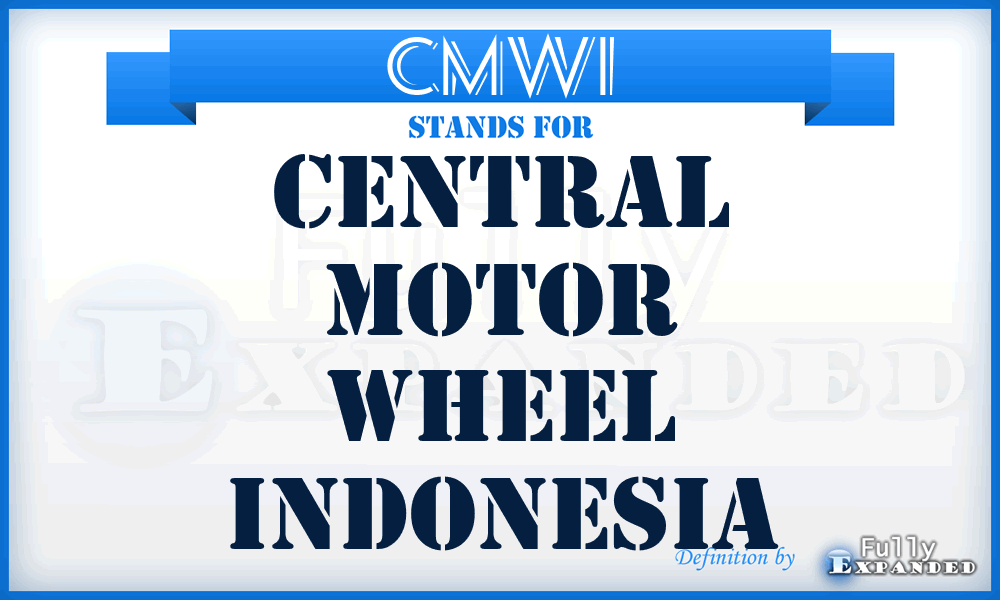 CMWI - Central Motor Wheel Indonesia