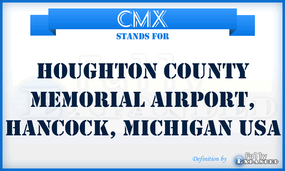 CMX - Houghton County Memorial Airport, Hancock, Michigan USA