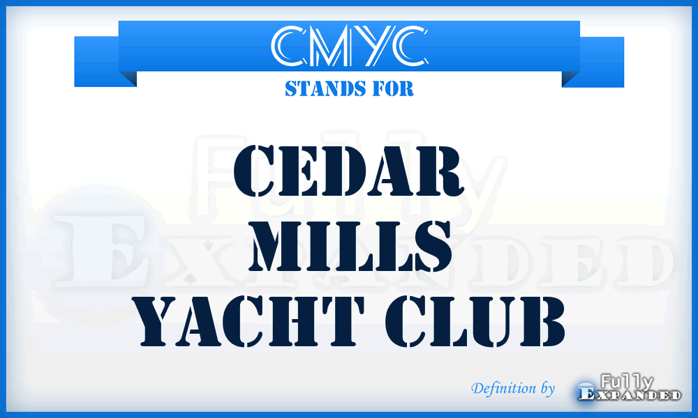 CMYC - Cedar Mills Yacht Club