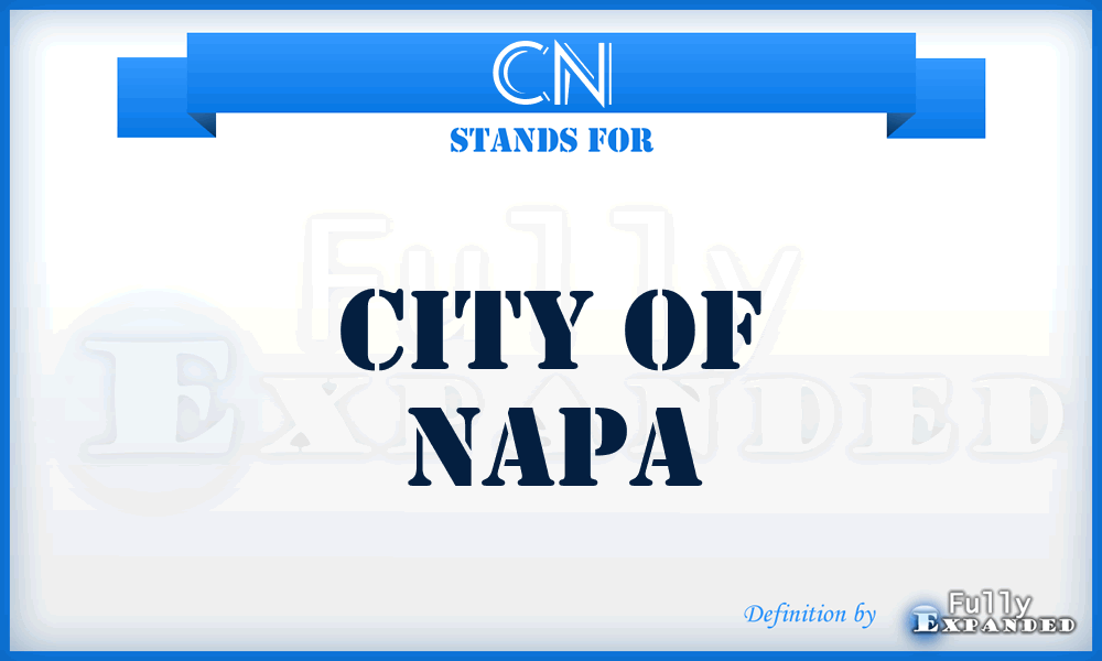 CN - City of Napa