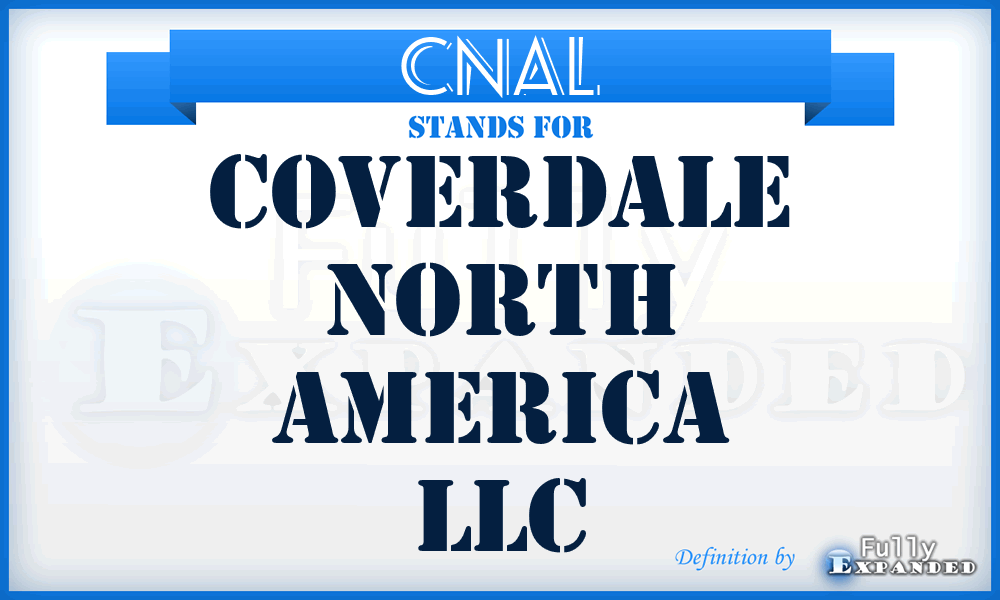 CNAL - Coverdale North America LLC