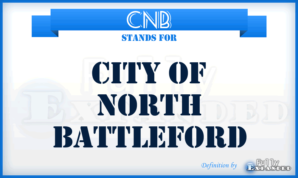 CNB - City of North Battleford