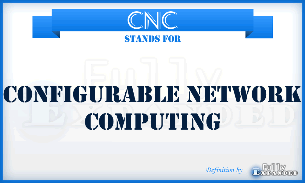 CNC - Configurable Network Computing