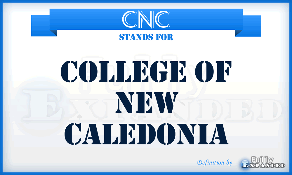 CNC - College of New Caledonia
