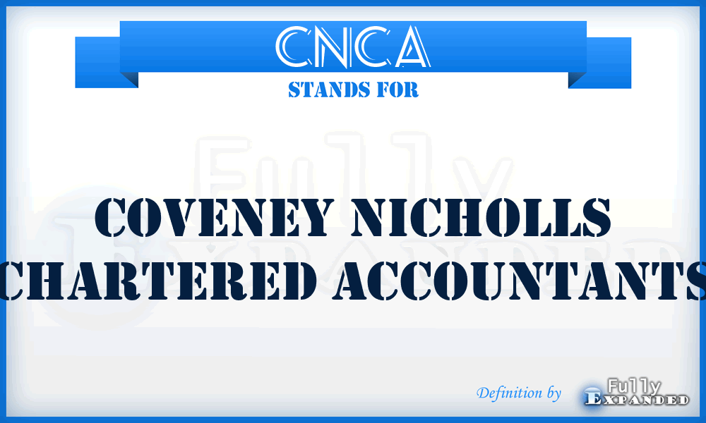 CNCA - Coveney Nicholls Chartered Accountants