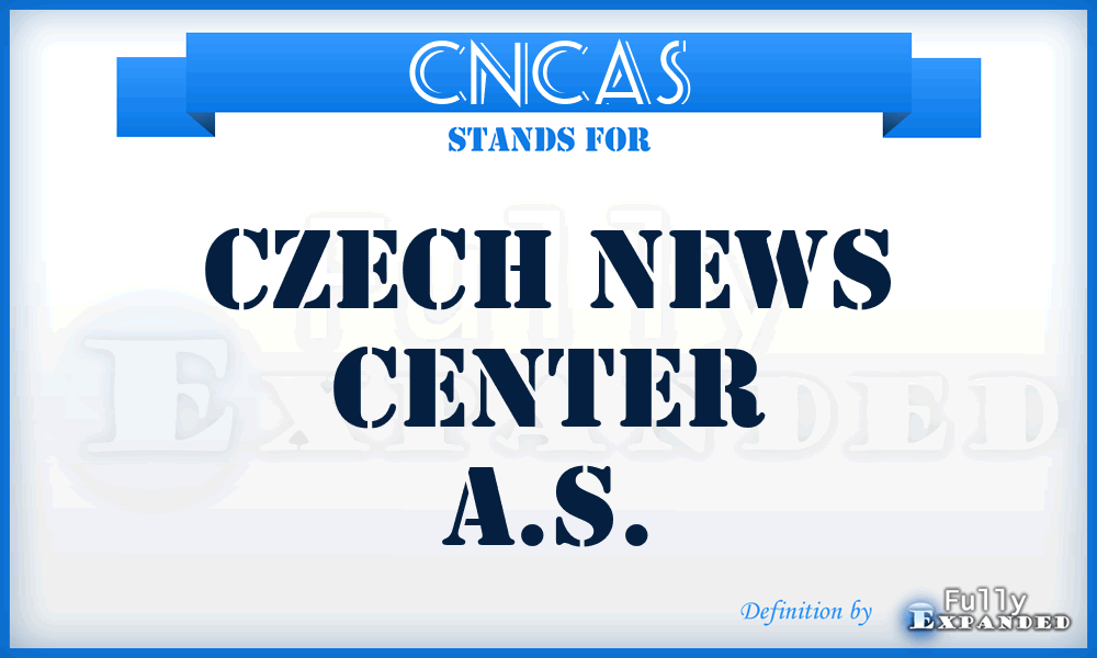 CNCAS - Czech News Center A.S.