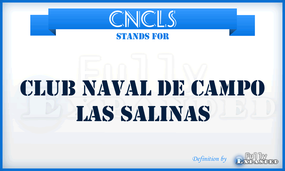 CNCLS - Club Naval de Campo Las Salinas