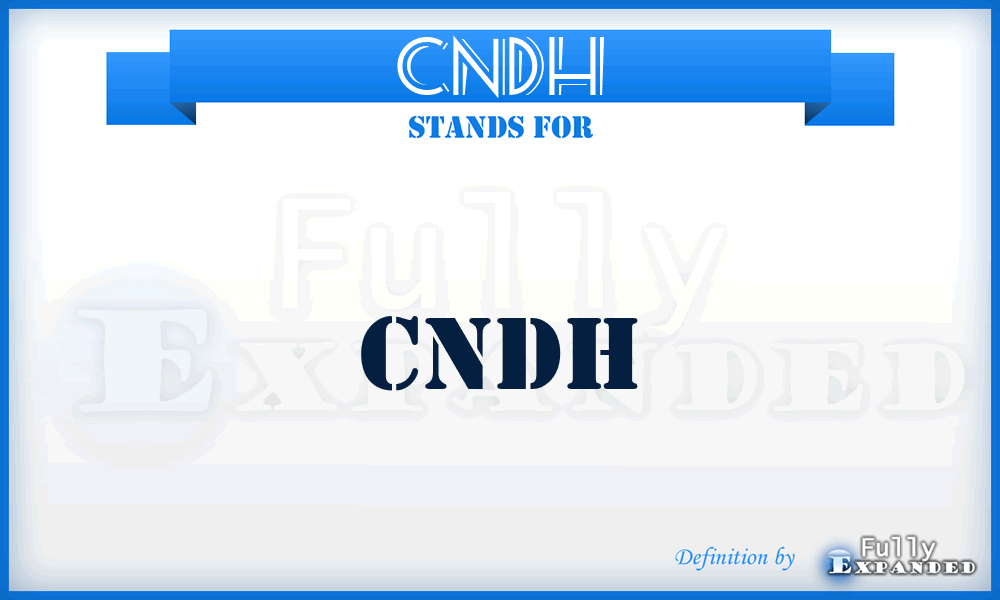 CNDH - CNDH