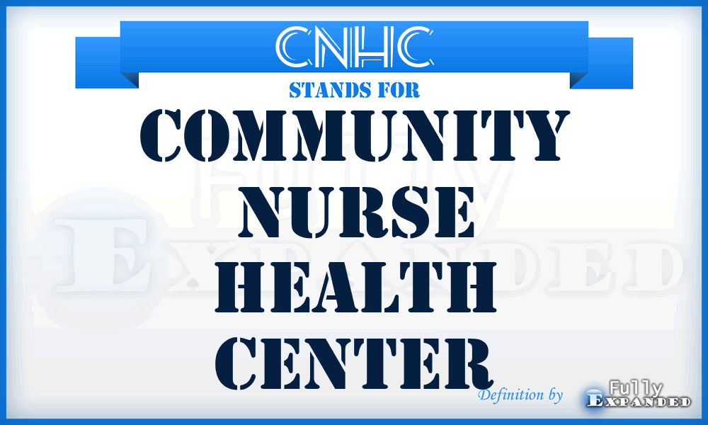 CNHC - Community Nurse Health Center