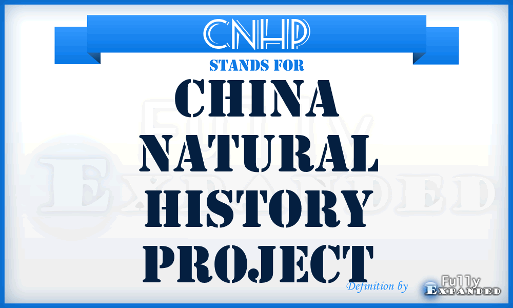 CNHP - China Natural History Project