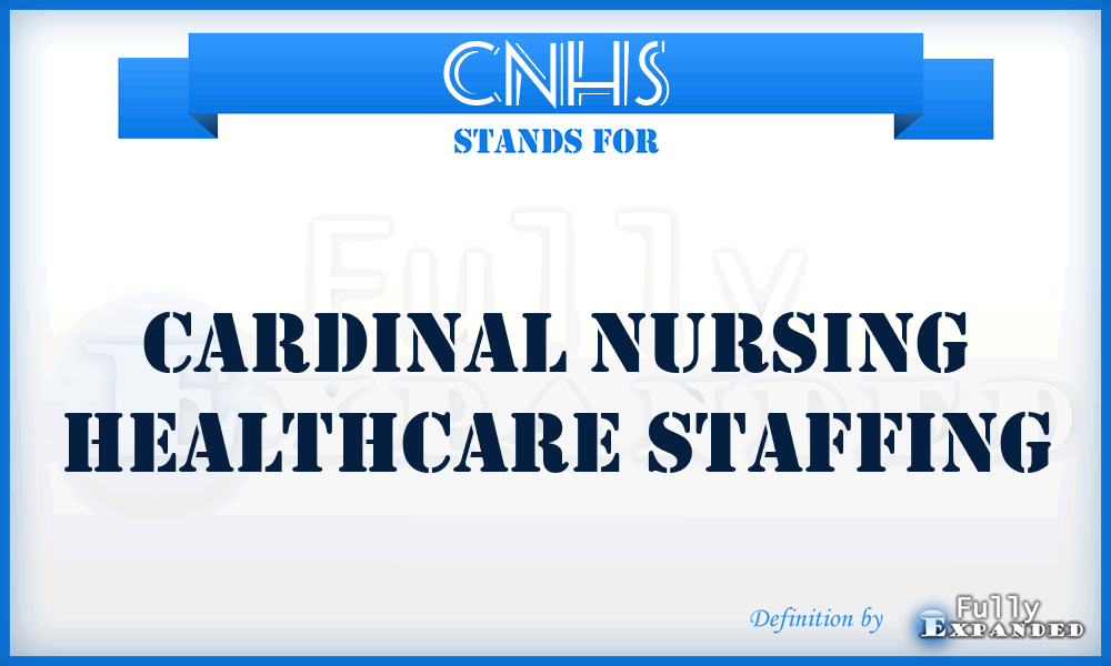 CNHS - Cardinal Nursing Healthcare Staffing