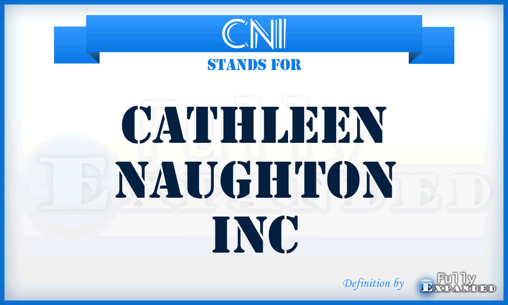CNI - Cathleen Naughton Inc