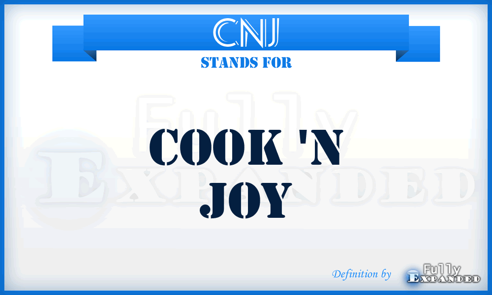CNJ - Cook 'N Joy
