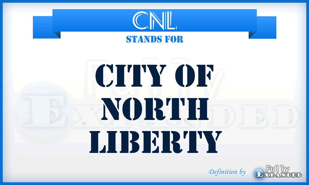 CNL - City of North Liberty
