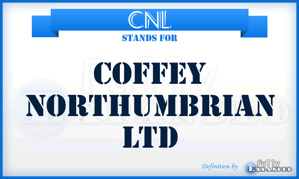 CNL - Coffey Northumbrian Ltd