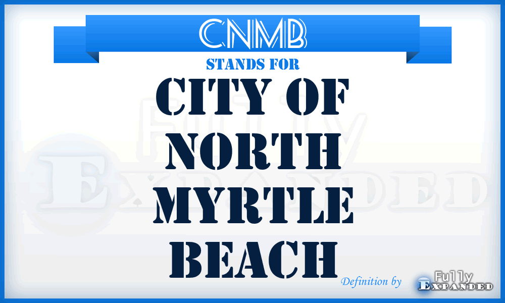 CNMB - City of North Myrtle Beach