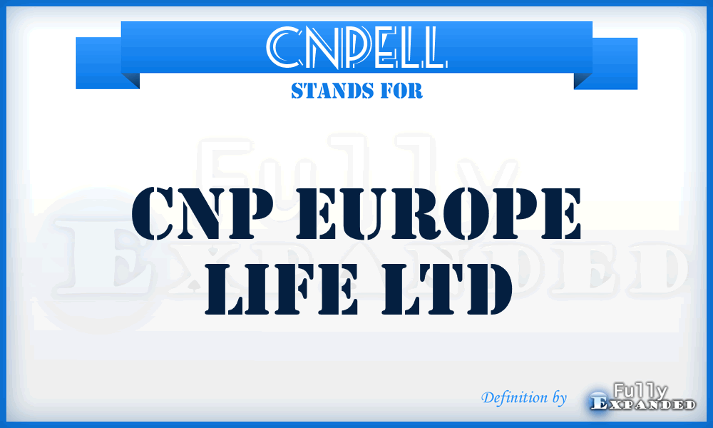 CNPELL - CNP Europe Life Ltd