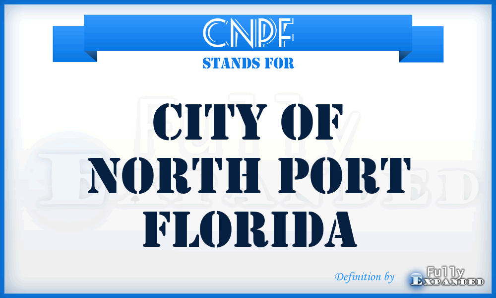 CNPF - City of North Port Florida