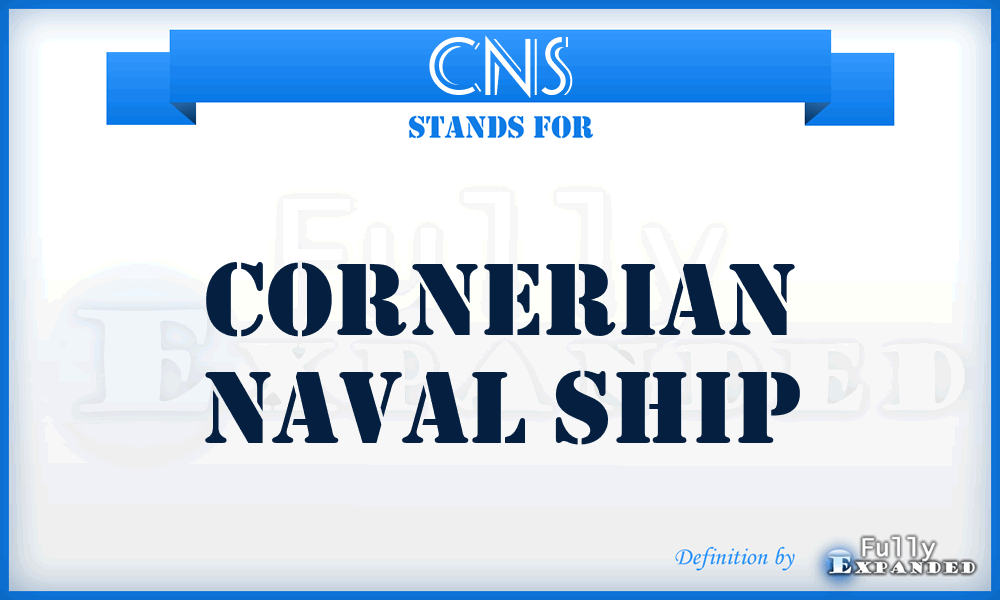 CNS - Cornerian Naval Ship