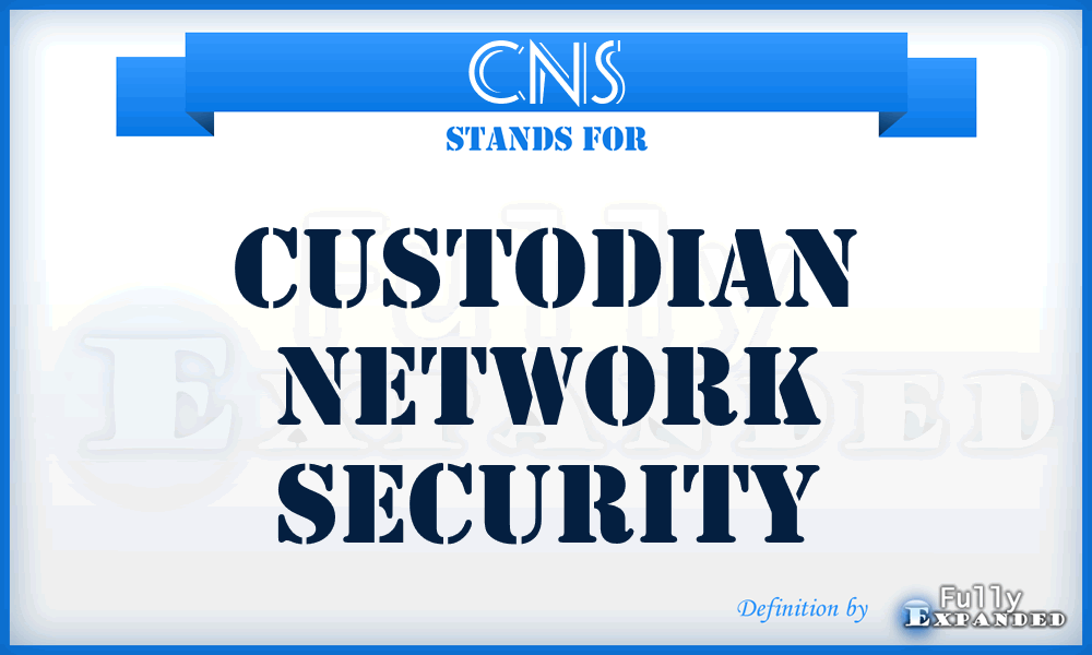 CNS - Custodian Network Security