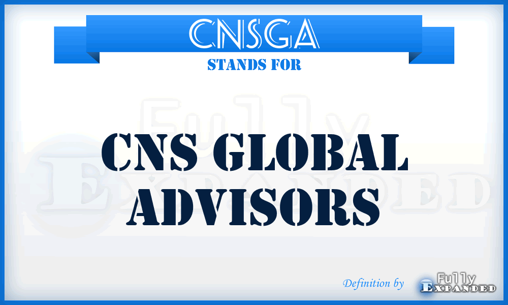 CNSGA - CNS Global Advisors