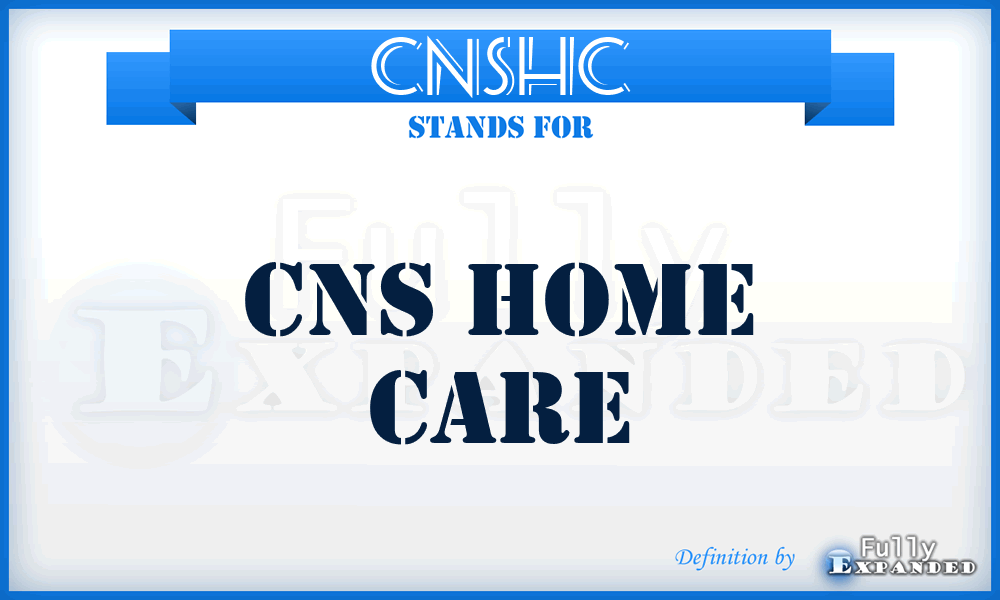 CNSHC - CNS Home Care