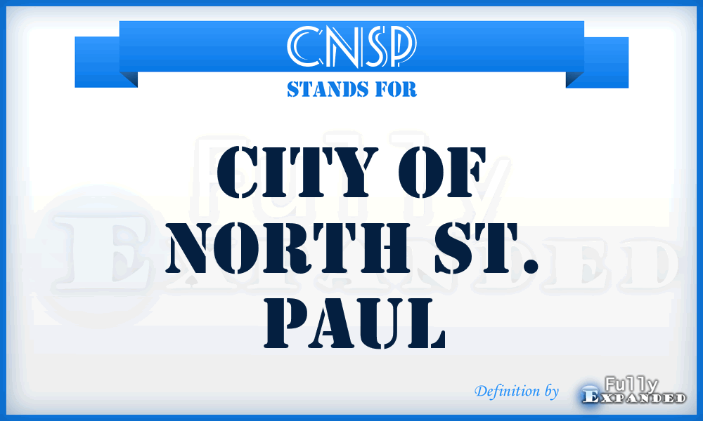 CNSP - City of North St. Paul