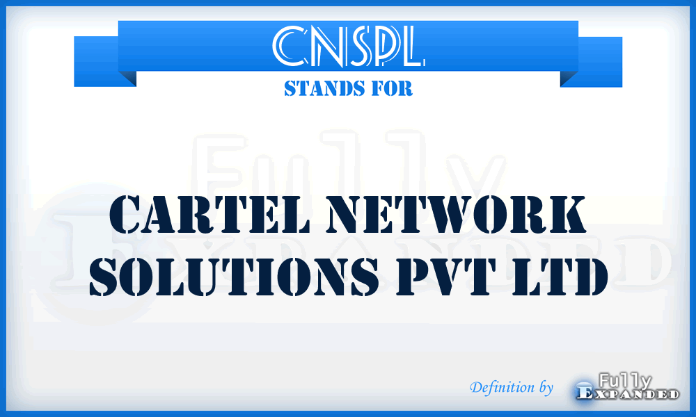 CNSPL - Cartel Network Solutions Pvt Ltd