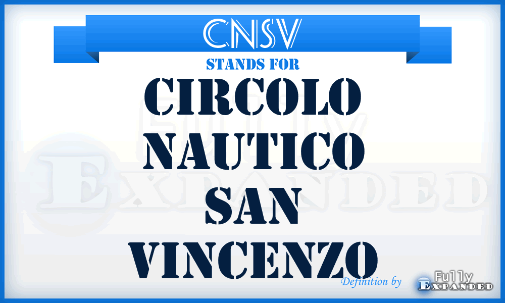 CNSV - Circolo Nautico San Vincenzo