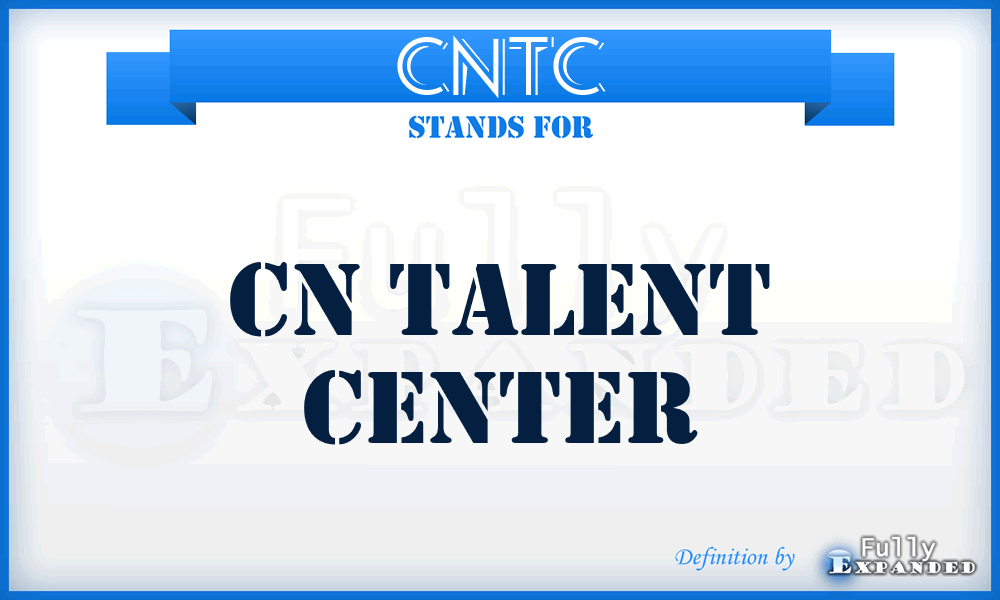 CNTC - CN Talent Center