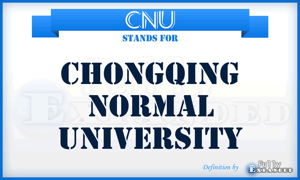 CNU - Chongqing Normal University