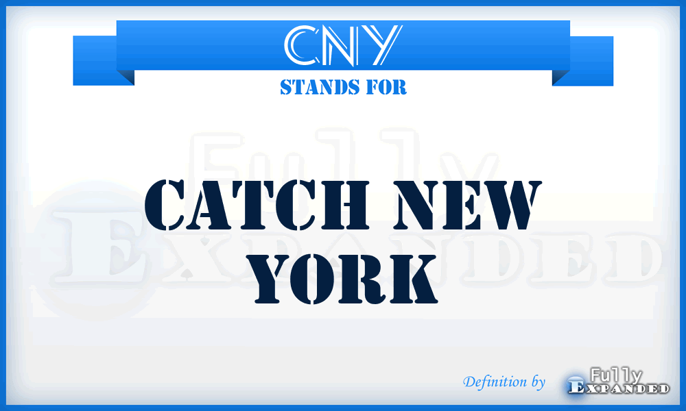 CNY - Catch New York