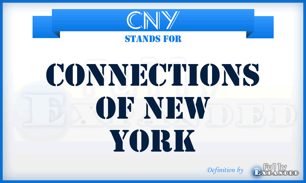 CNY - Connections of New York