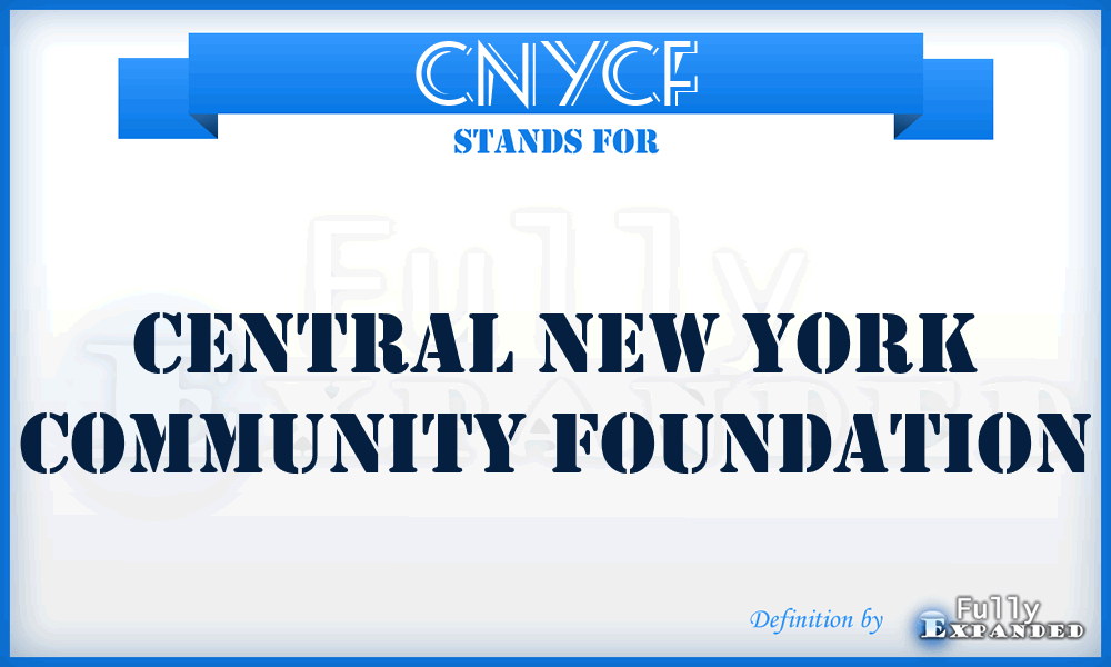 CNYCF - Central New York Community Foundation