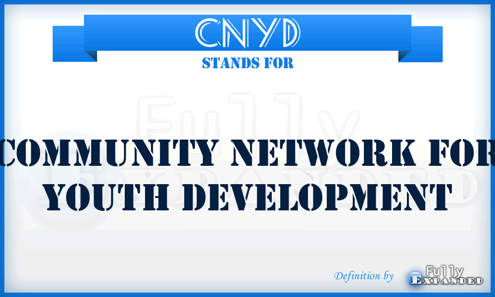 CNYD - Community Network for Youth Development