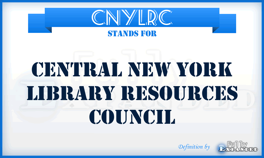 CNYLRC - Central New York Library Resources Council