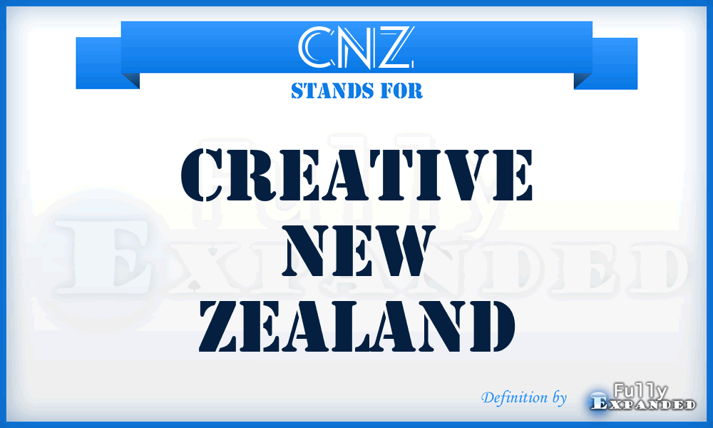 CNZ - Creative New Zealand