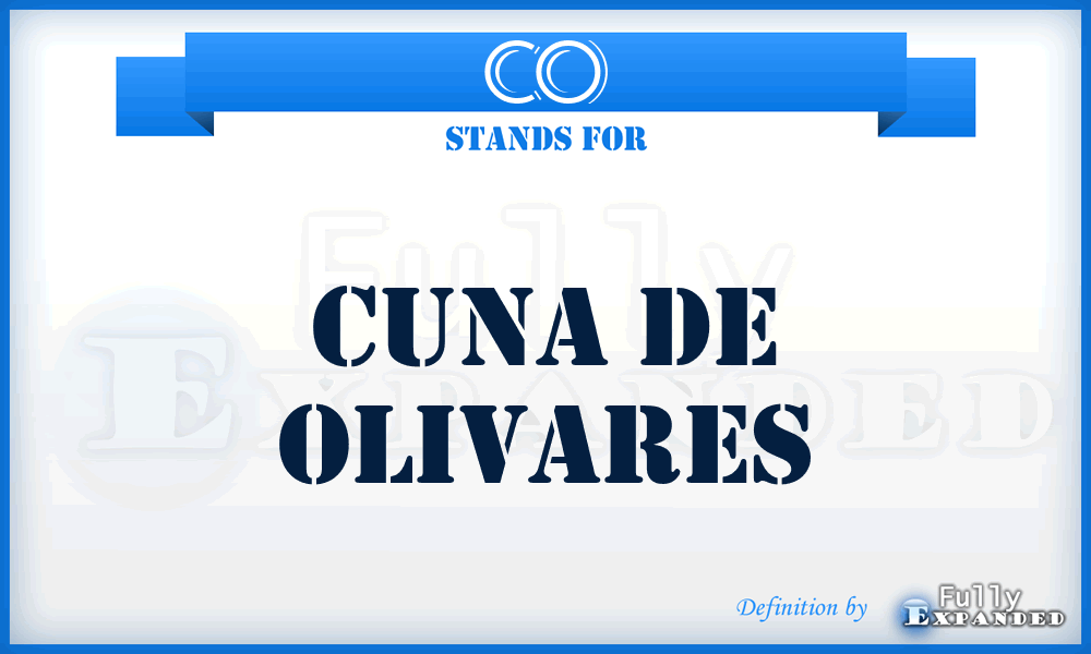 CO - Cuna de Olivares