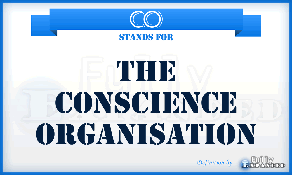 CO - The Conscience Organisation