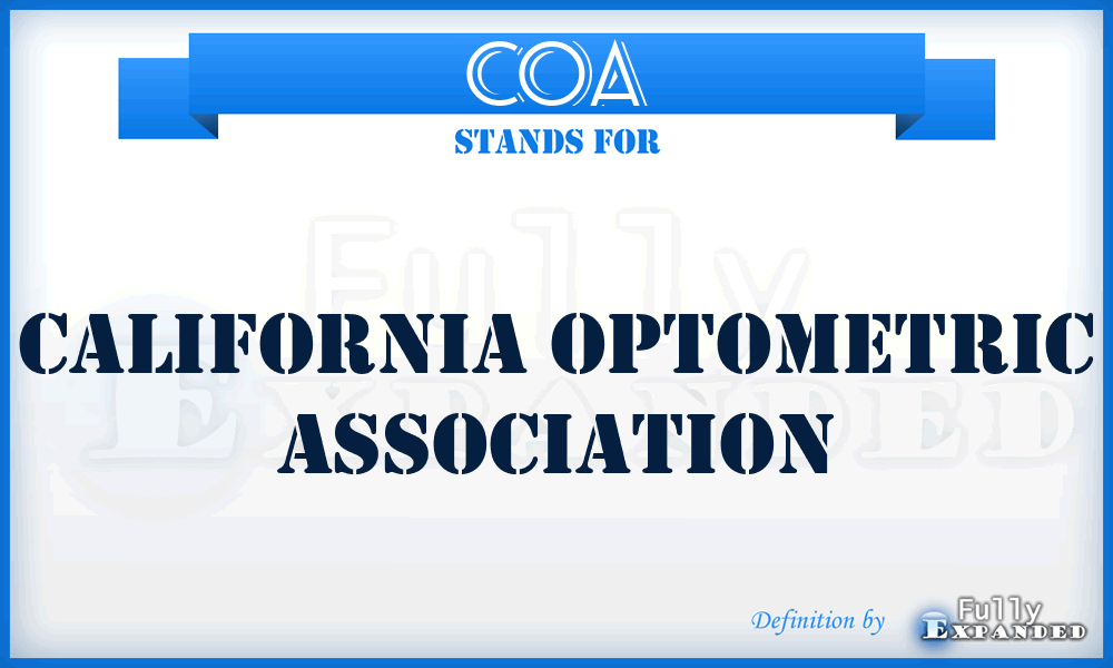 COA - California Optometric Association