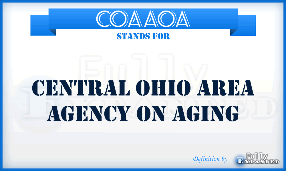 COAAOA - Central Ohio Area Agency On Aging