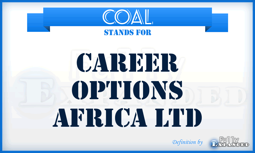 COAL - Career Options Africa Ltd