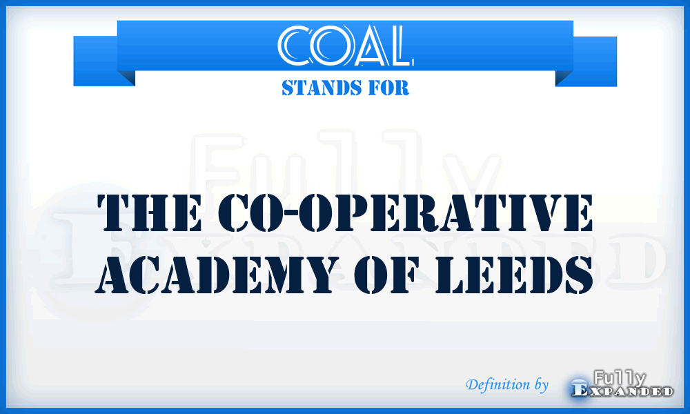 COAL - The Co-Operative Academy of Leeds