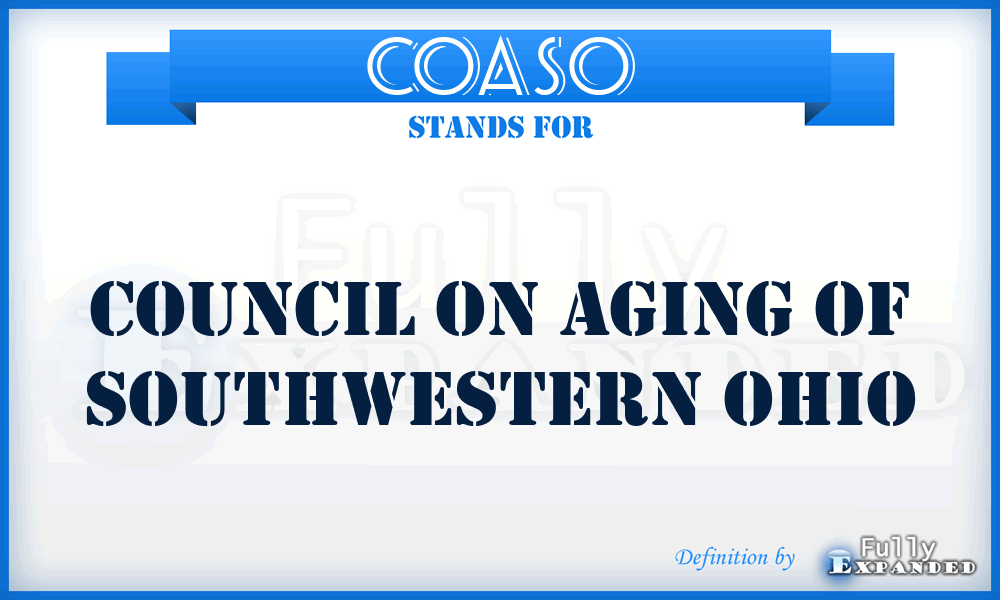 COASO - Council On Aging of Southwestern Ohio