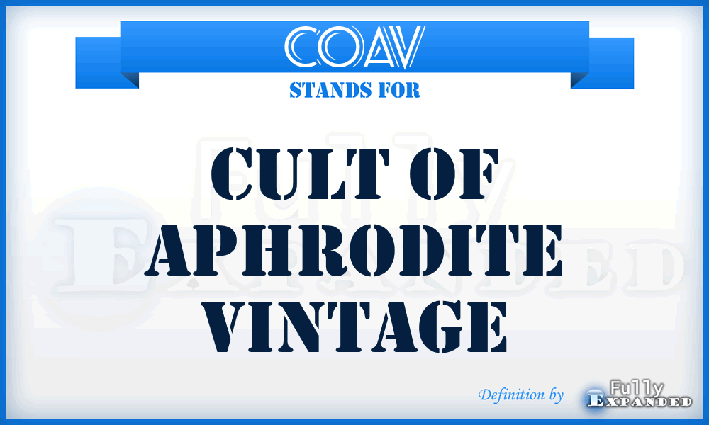 COAV - Cult of Aphrodite Vintage